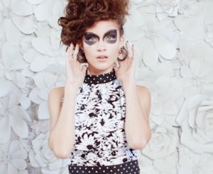 Olive Martini Designs model for Kansas City Fashion Week runway show September 24, 2020