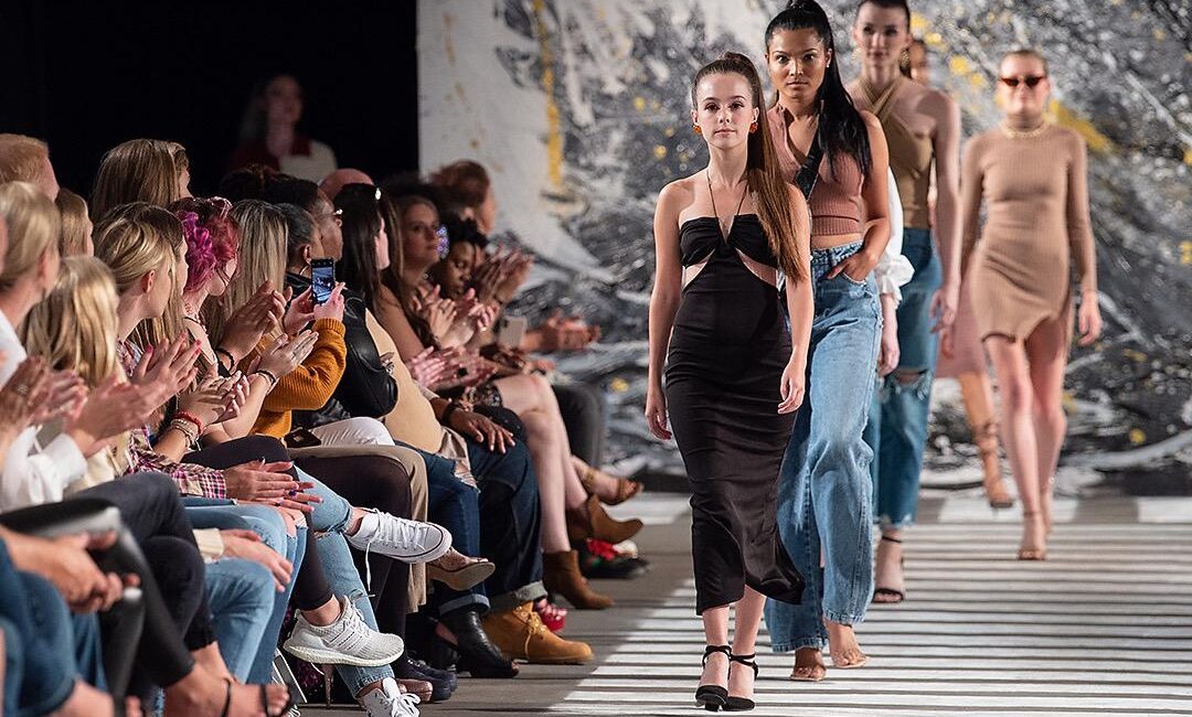 kindred on the KCFW runway at Oak Park Mall in Kansas