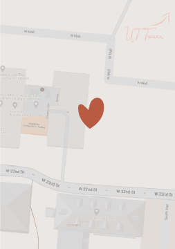 map to blue door on UT campus