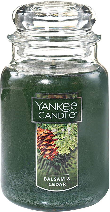 yankee candle balsam cedar original large jar scented candle