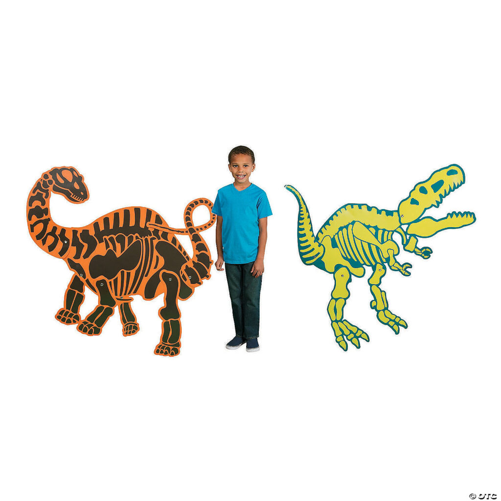 jointed dino dig cardboard cutouts 2 pc 13722114